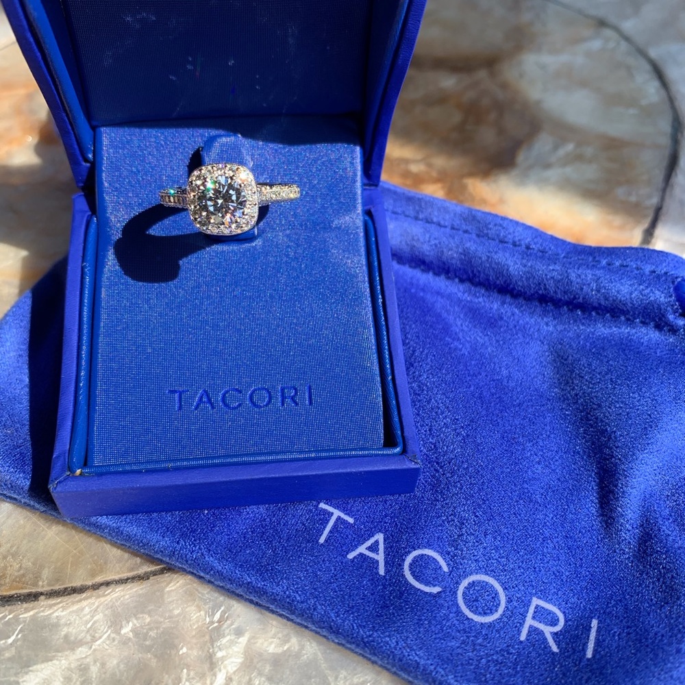 New Platinum Tacori Engagement Ring